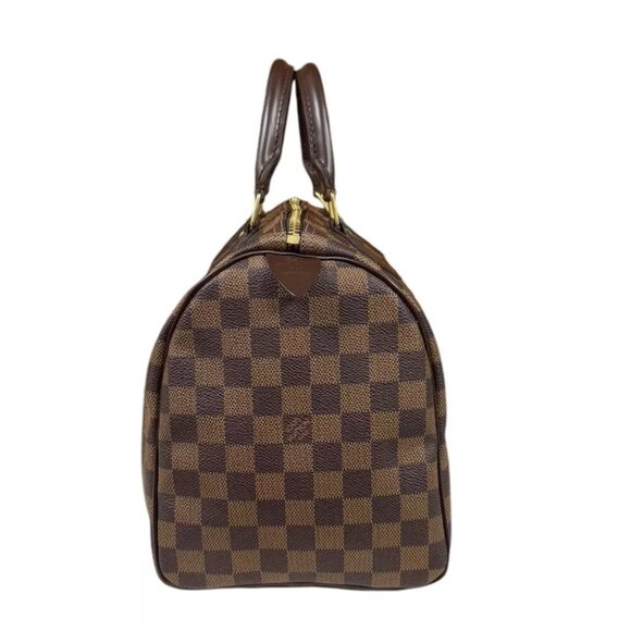 LOUIS VUITTON Handbag N41531 Damier canvas Damier Speedy 30 used - Picture 4 of 8